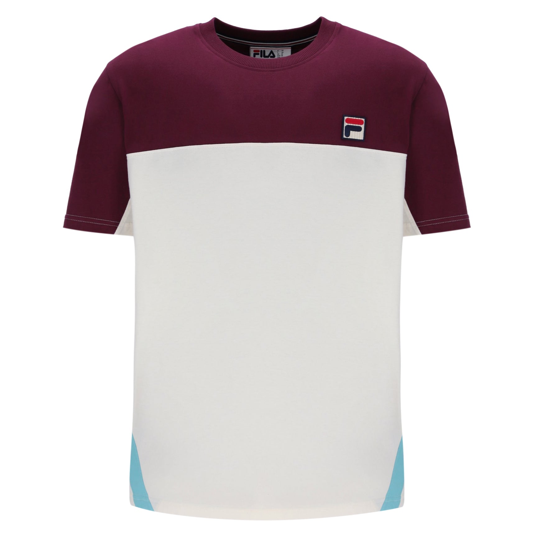Fila Vintage Tiebreaker T-Shirt Claret