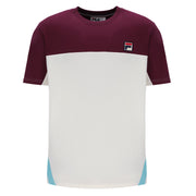 Fila Vintage Tiebreaker T-Shirt Claret
