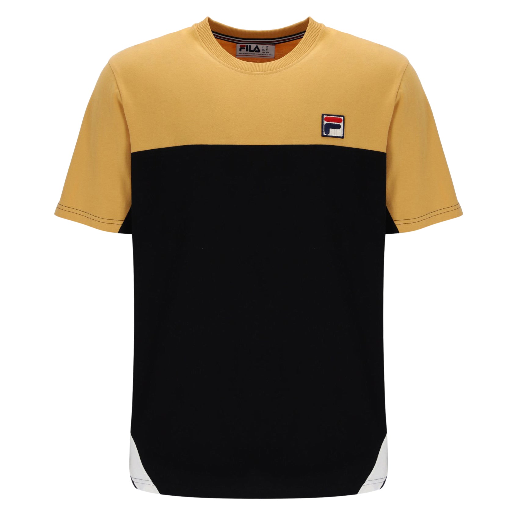 Fila Vintage Tiebreaker T-Shirt Tan/Black