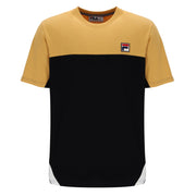 Fila Vintage Tiebreaker T-Shirt Tan/Black