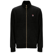 Fila Vintage Nero Velour Track Top Black