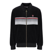 Fila Vintage Malakai Velour Track Top Black