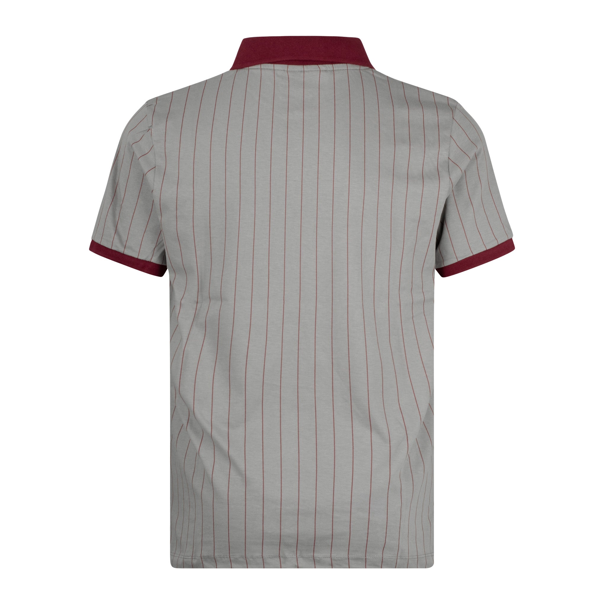 Fila Vintage BB1 Striped Polo Shirt Grey