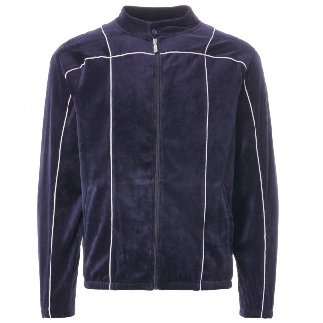 Fila Vintage Tusk Velour Jacket Navy