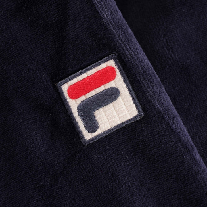 Fila Vintage Tusk Velour Jacket Navy