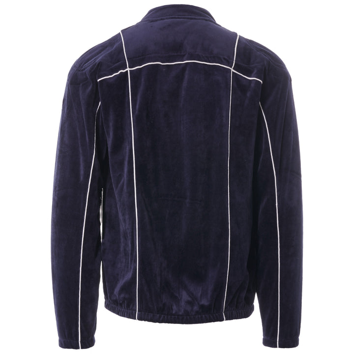 Fila Vintage Tusk Velour Jacket Navy