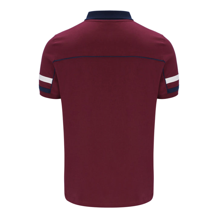 Fila Vintage Grandslam Polo Shirt Burgundy