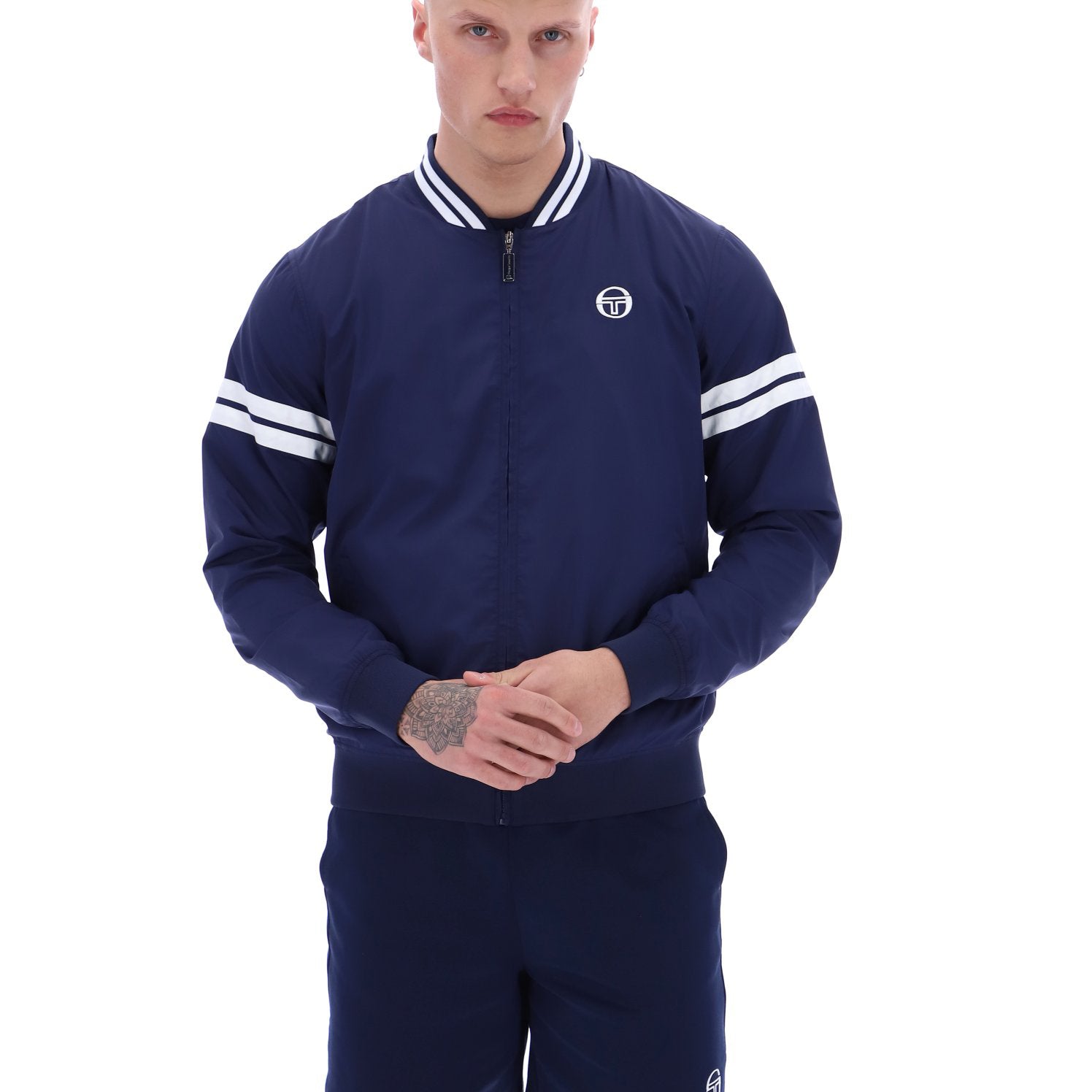 Sergio Tacchini Grello Bomber Jacket Navy