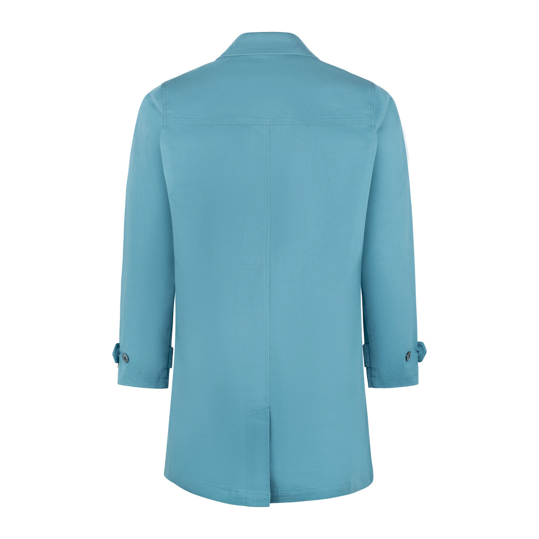 Gabicci Vintage Houghton Mac Jacket Aqua