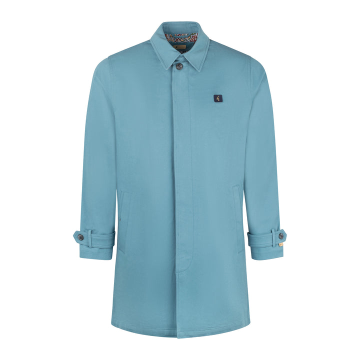 Gabicci Vintage Houghton Mac Jacket Aqua