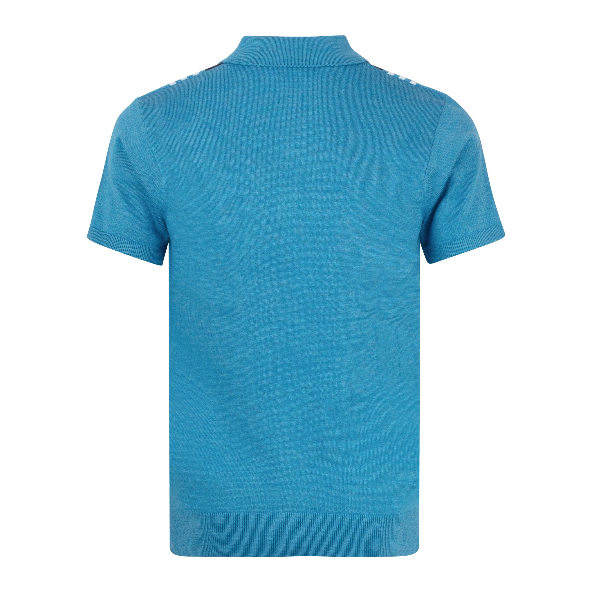 Gabicci Vintage Searle Knit Polo Aqua