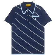 Gabicci Archive Connett Knit Polo Navy