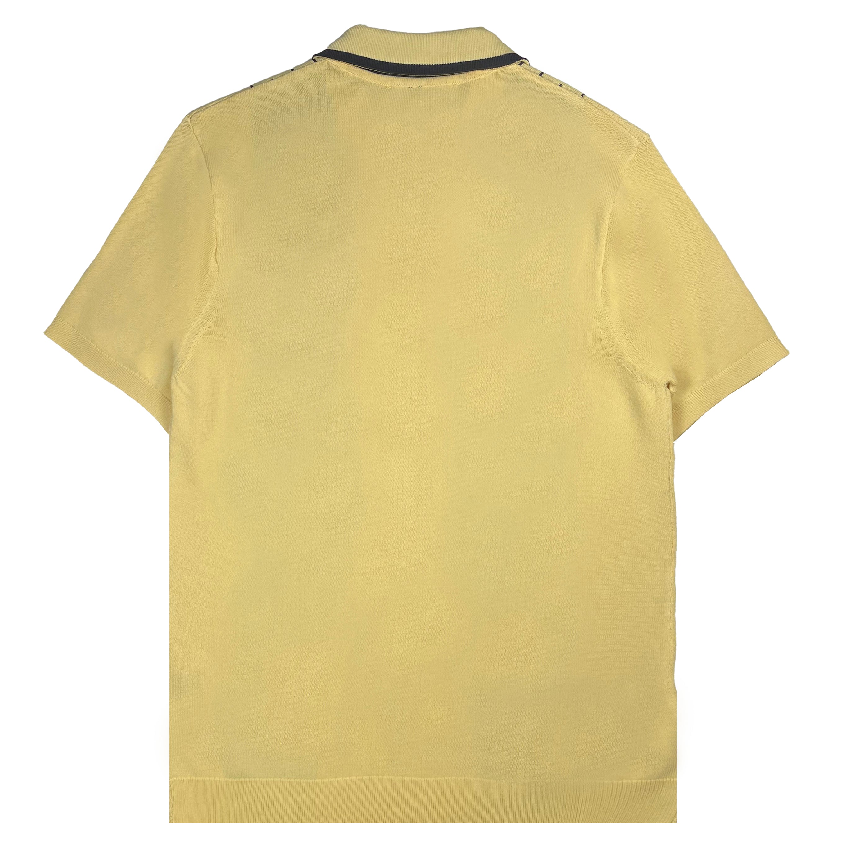 Gabicci Archive Darron Knit Polo Yellow