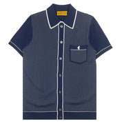 Gabicci Archive Di Lello Knit Shirt Navy