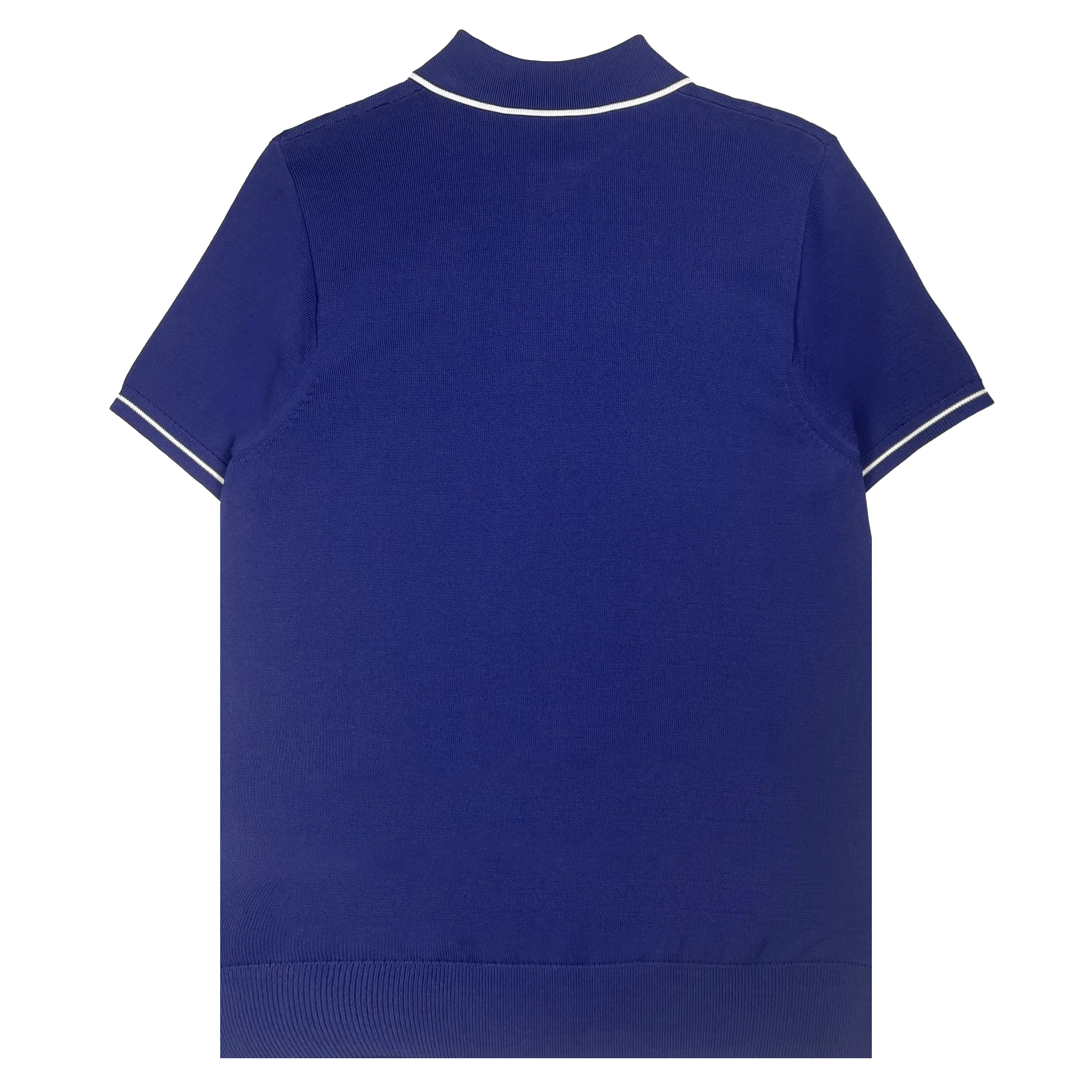 Gabicci Archive Ronnie Knit Polo Blue