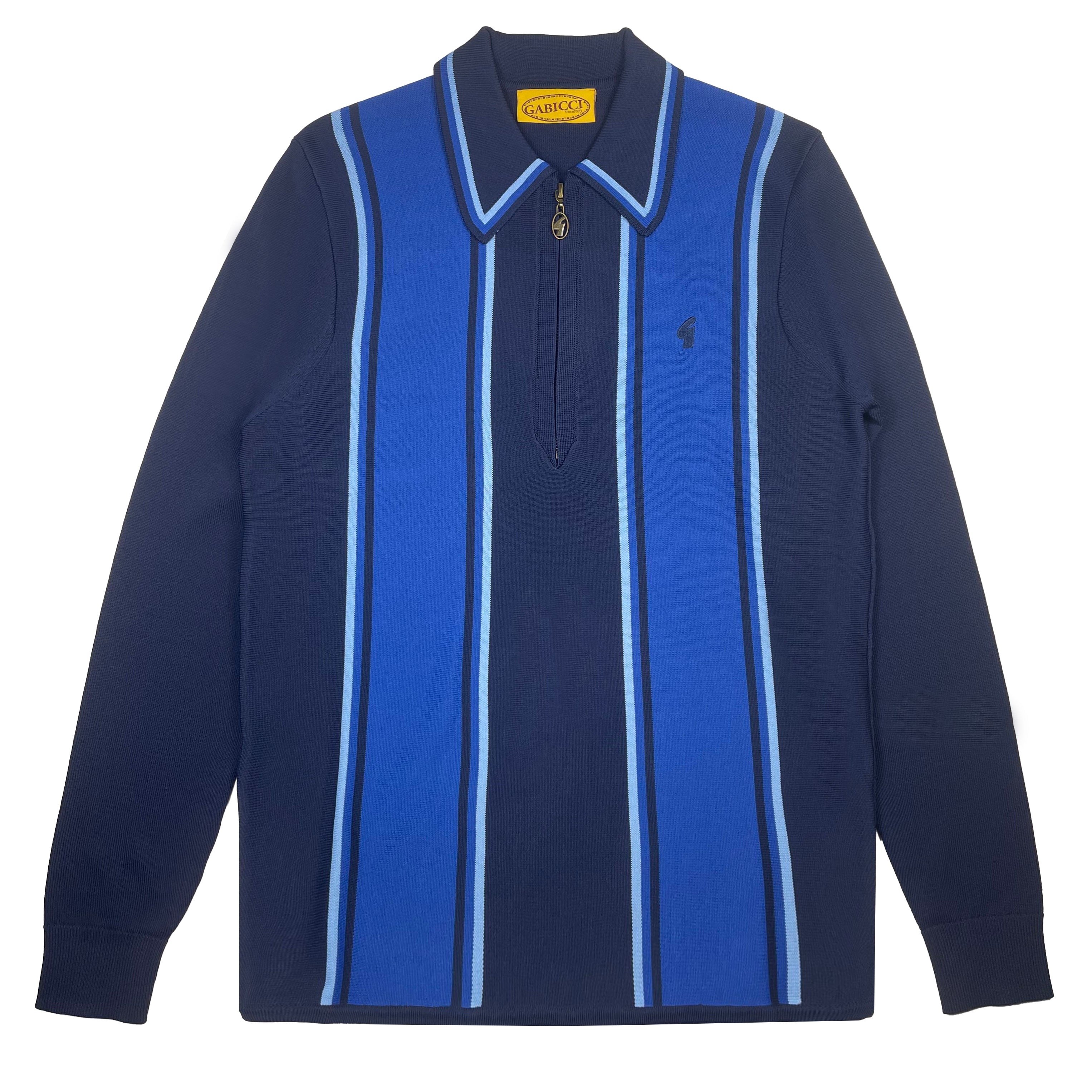 Gabicci Archive Xander Knit Polo Navy