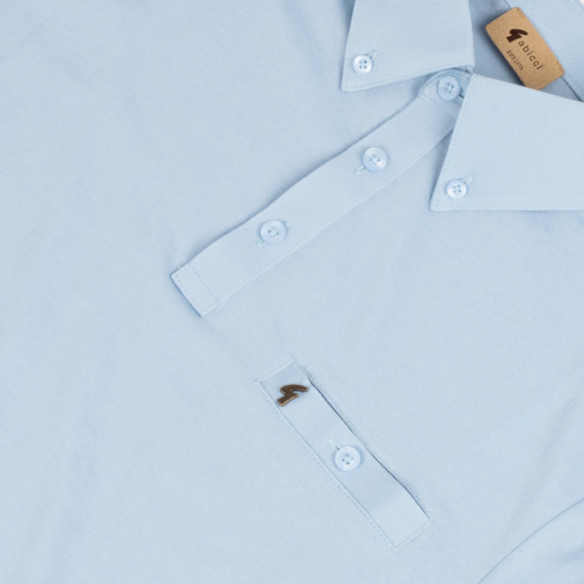 Gabicci Vintage Ladro Polo Shirt Sky