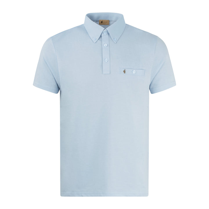 Gabicci Vintage Ladro Polo Shirt Sky