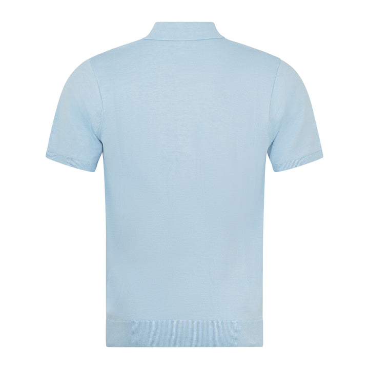 Gabicci Vintage Guinness Knit Shirt Sky