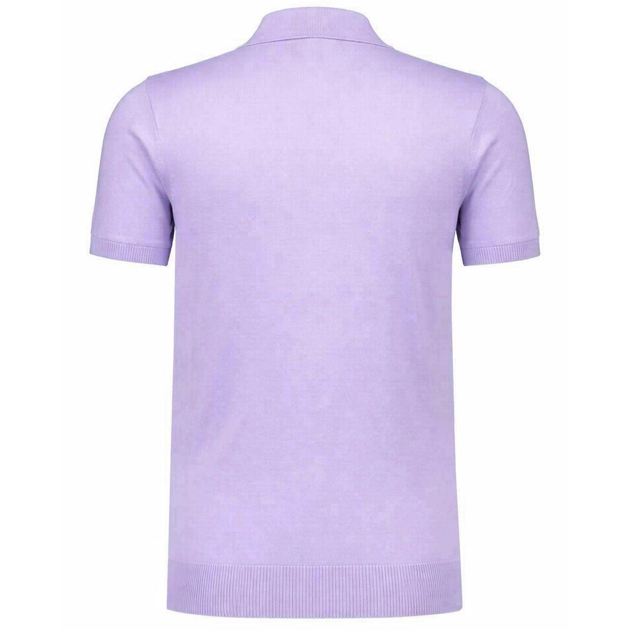Gabicci Vintage Bond Knit Polo Lilac