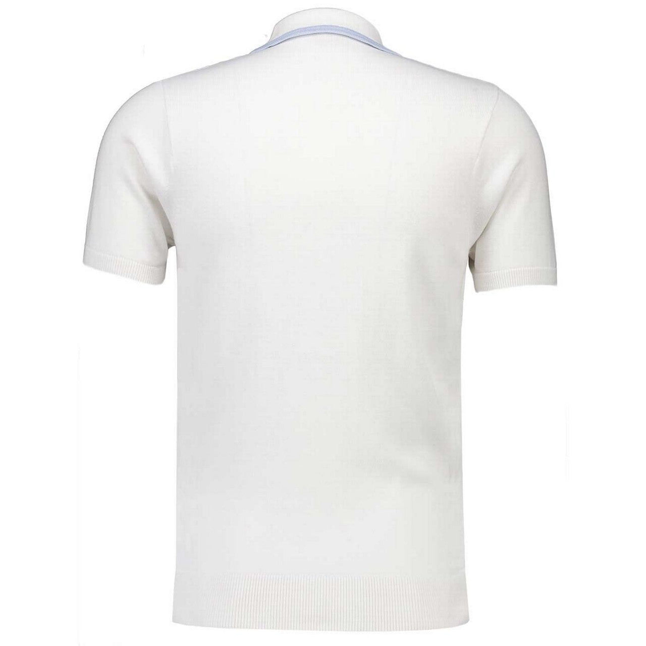 Gabicci Vintage Bourne Knit Polo White