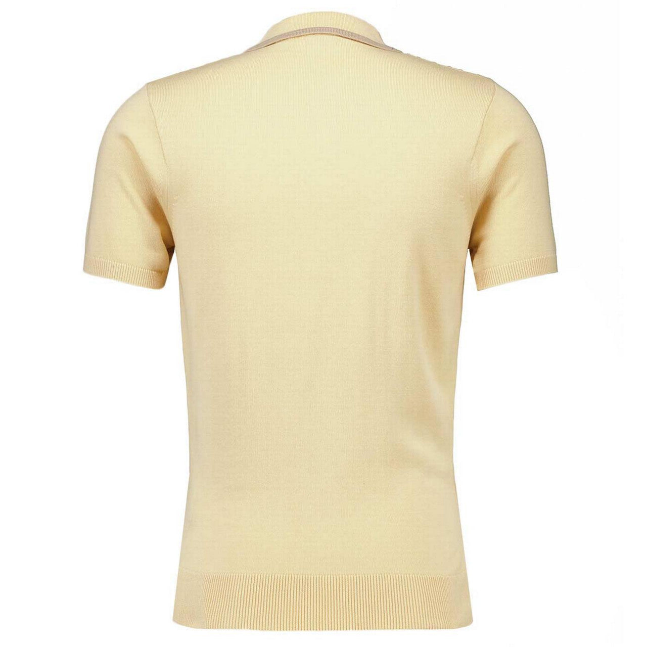 Gabicci Vintage Bourne Knit Polo Yellow