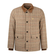 Gabicci Vintage Hunter Check Jacket Brown