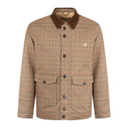 Gabicci Vintage Hunter Check Jacket Beige
