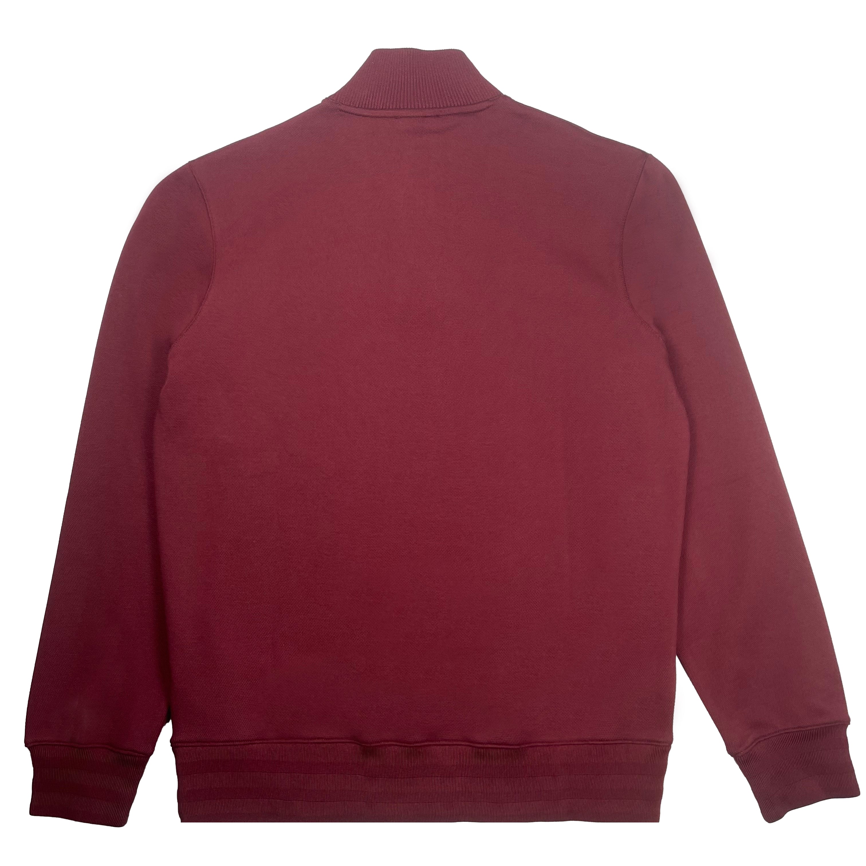 Gabicci Classic Quarter Zip Sweater Burgundy