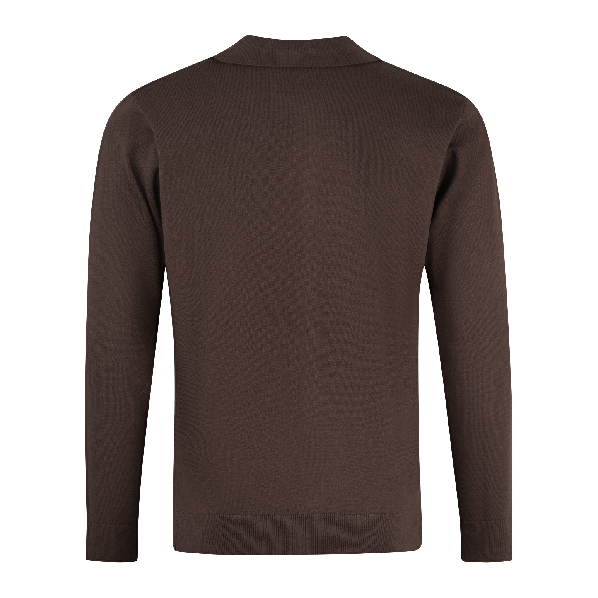 Gabicci Vintage Azima Knit Shirt Brown