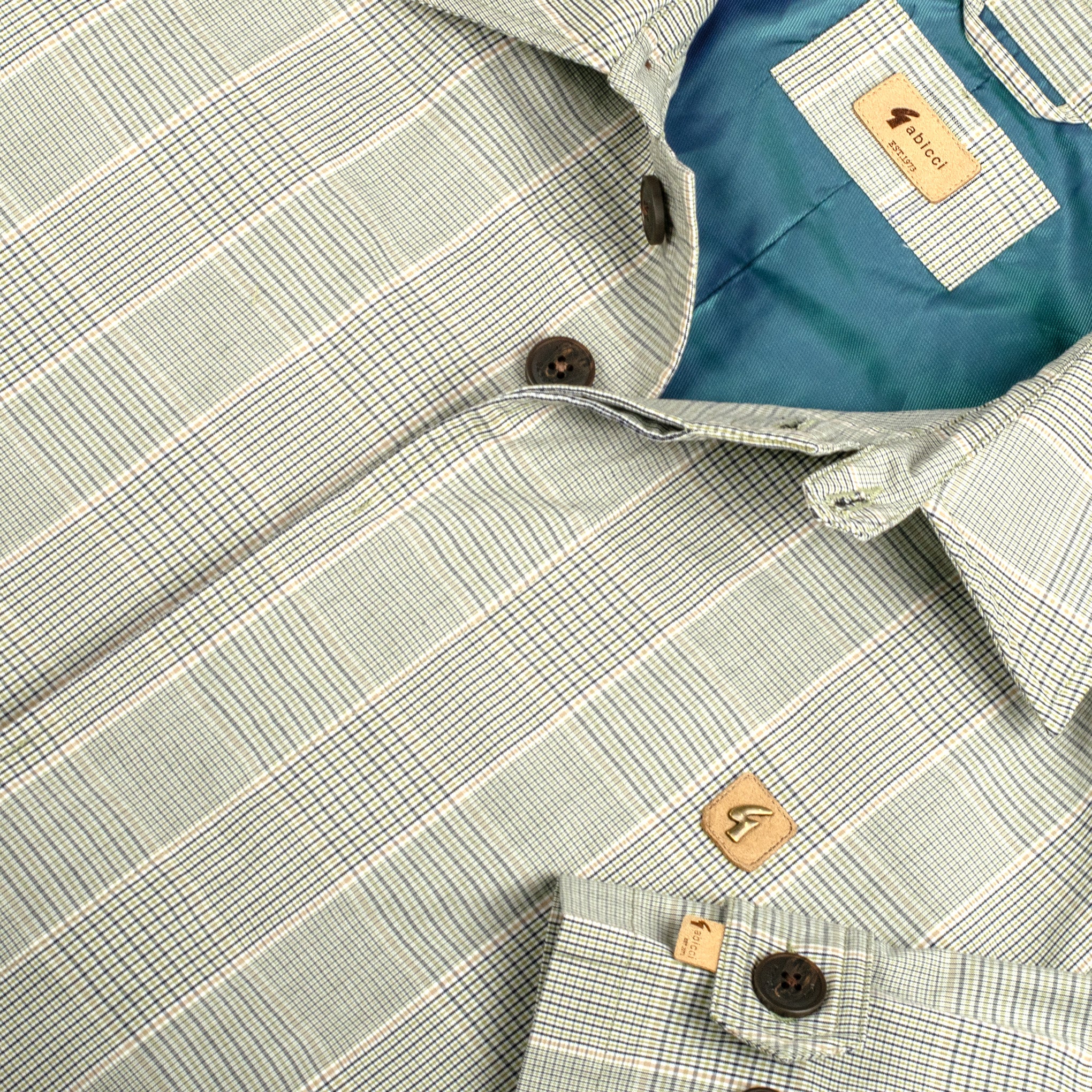Gabicci Vintage Houghton Check Mac Jacket Mint