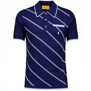 Gabicci Archive Connett Knit Polo Navy