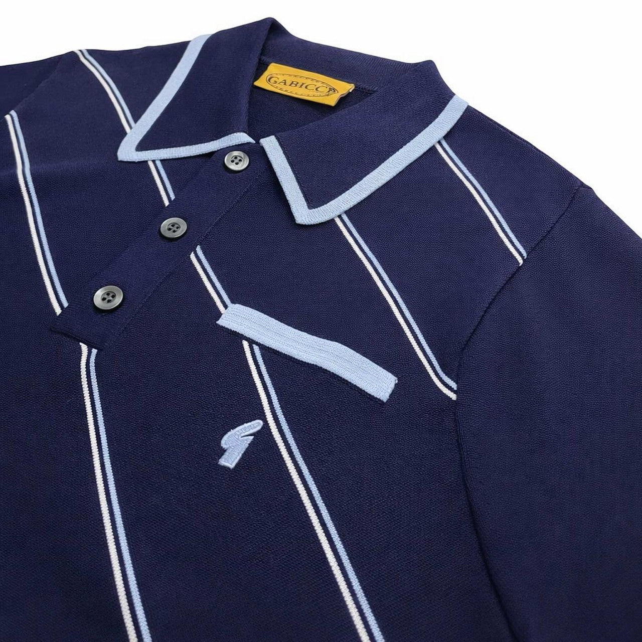 Gabicci Archive Connett Knit Polo Navy