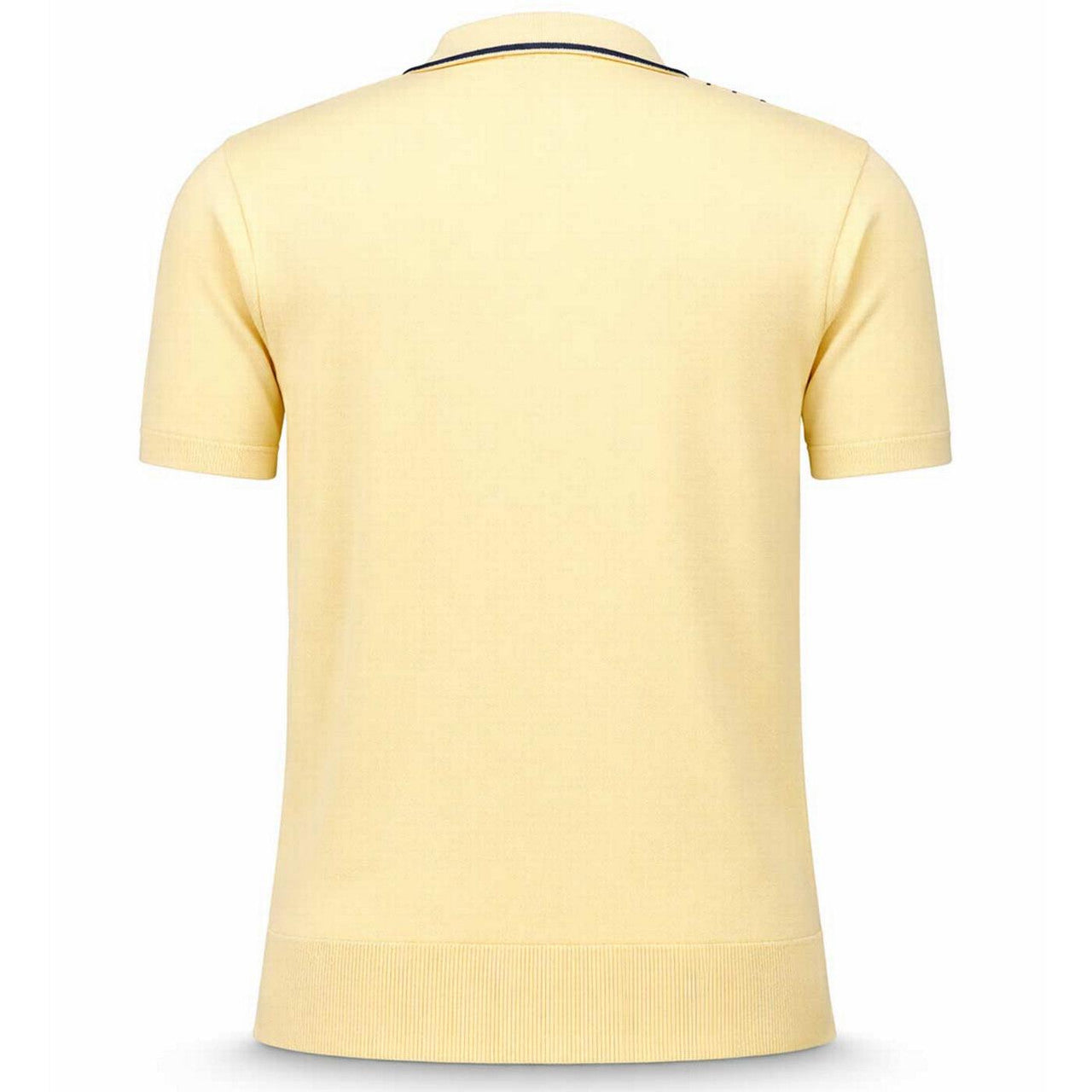 Gabicci Archive Darron Knit Polo Yellow
