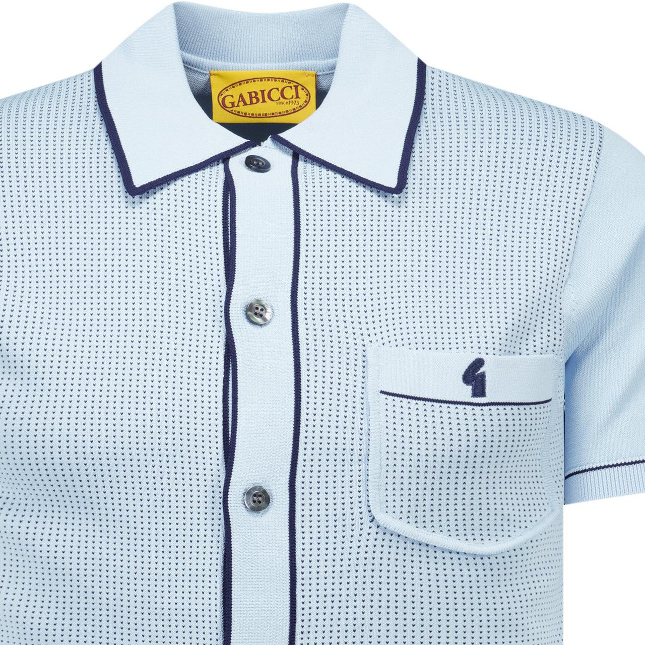 Gabicci Archive Di Lello Knit Shirt Sky