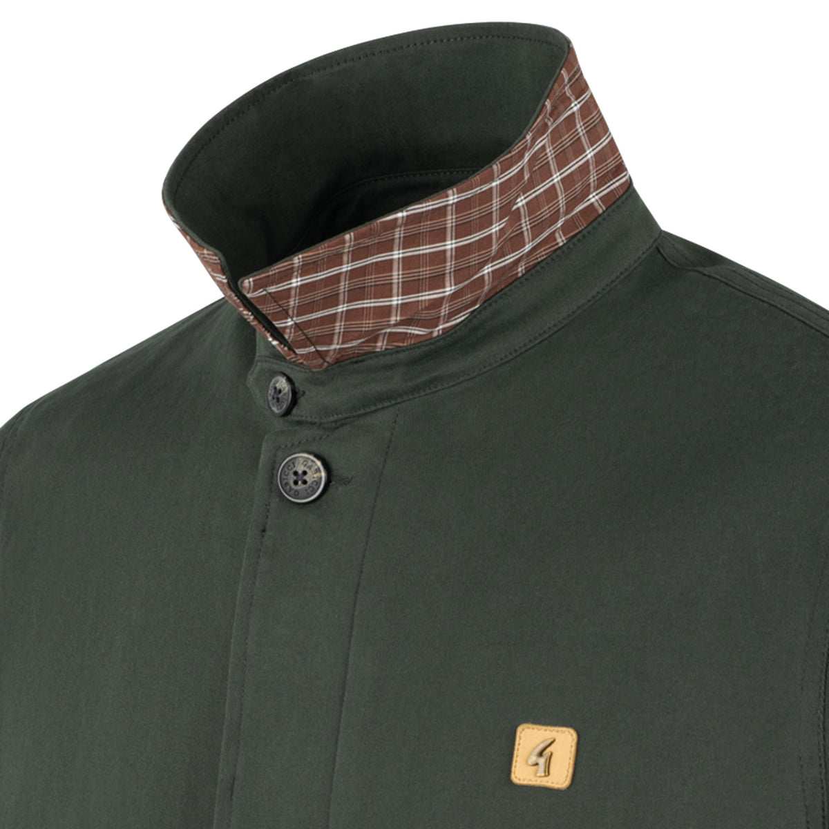 Gabicci Vintage Houghton Mac Jacket Green