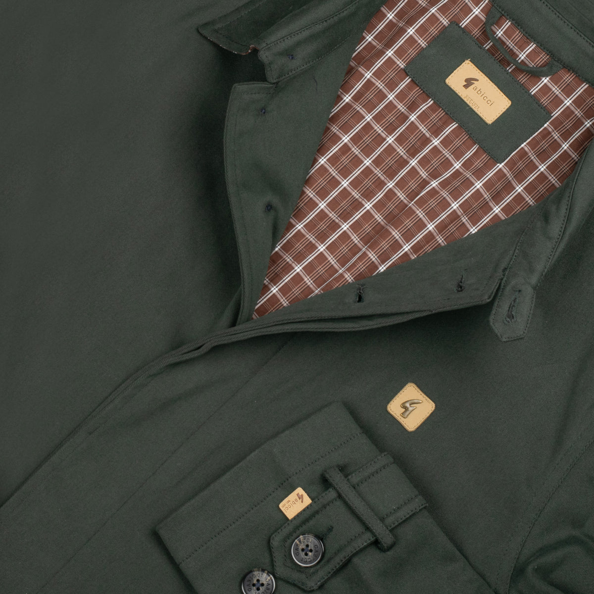 Gabicci Vintage Houghton Mac Jacket Green