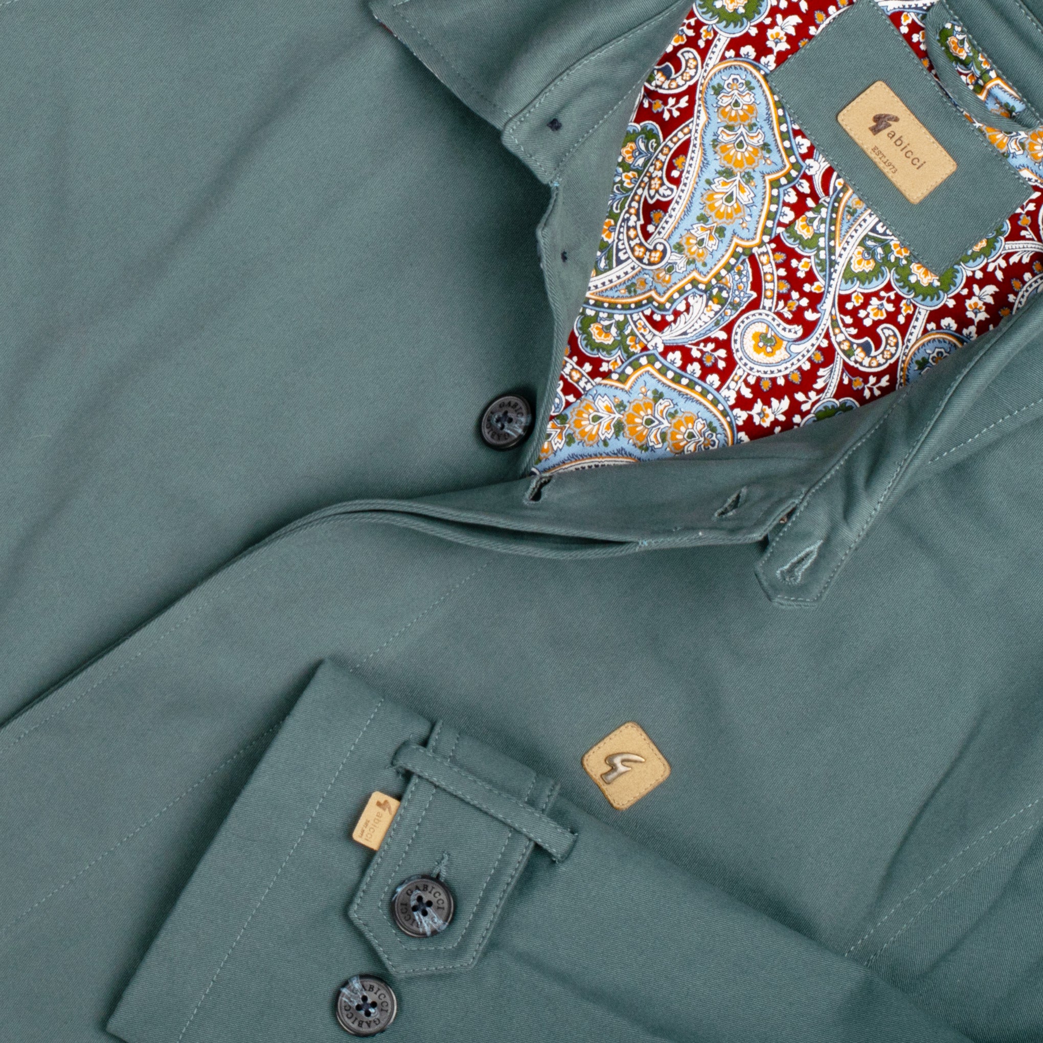 Gabicci Vintage Houghton Mac Jacket Dust Blue