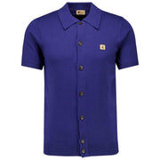 Gabicci Vintage Guinness Knit Shirt Blue