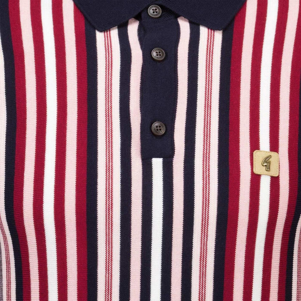 Gabicci Vintage Jed Knit Polo Navy