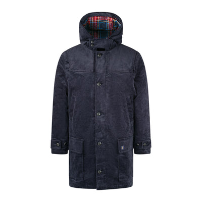 Gabicci Vintage Chuck Cord Duffel Coat Navy
