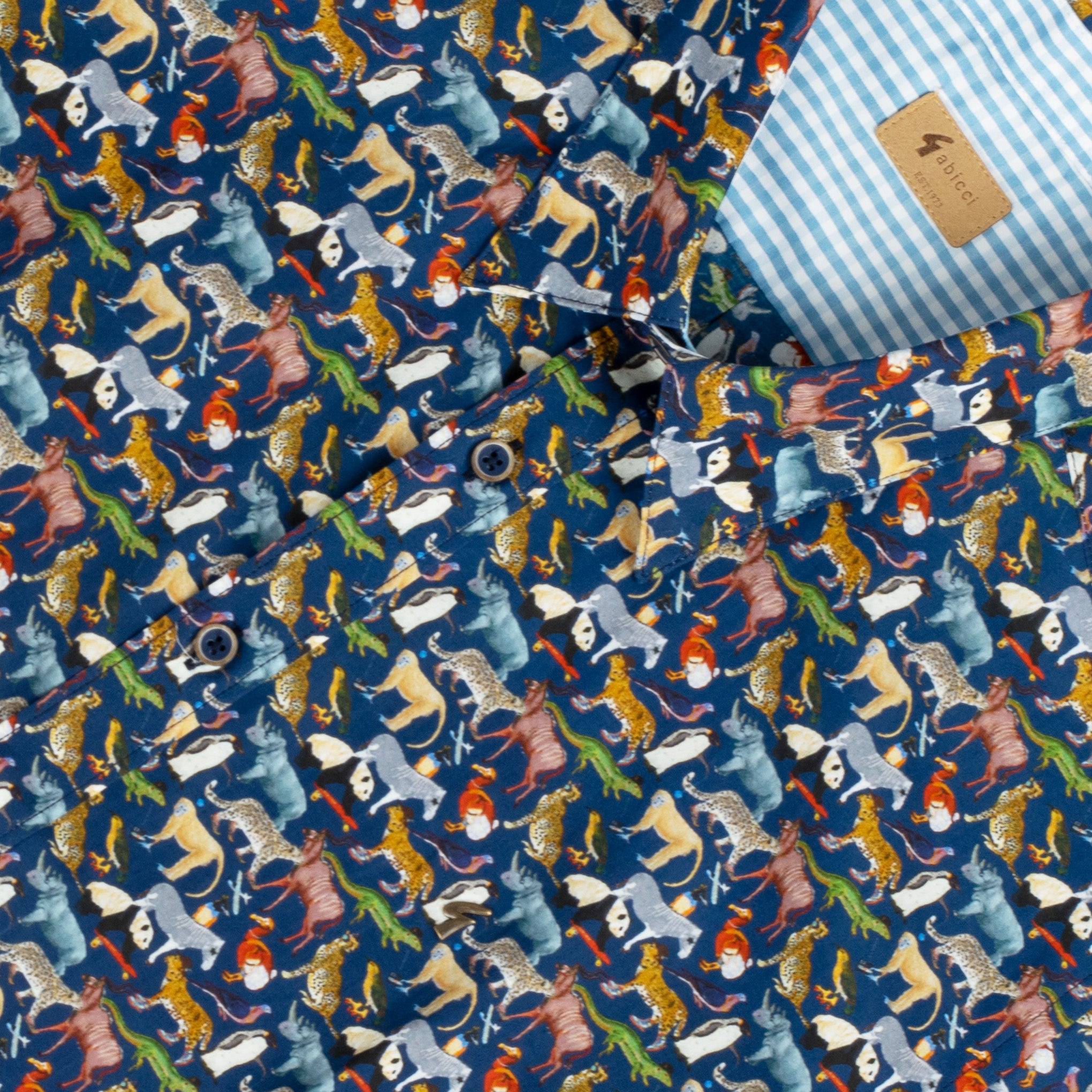 Gabicci Vintage Sienna Pattern Shirt