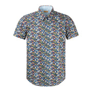 Gabicci Vintage Sienna Pattern Shirt