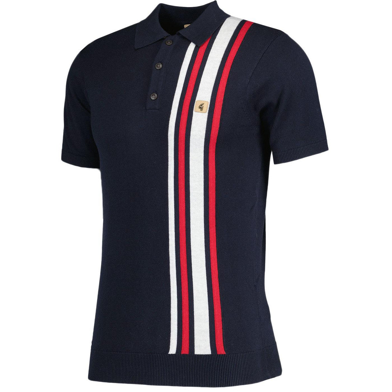 Gabicci Vintage Soda Knit Polo Navy