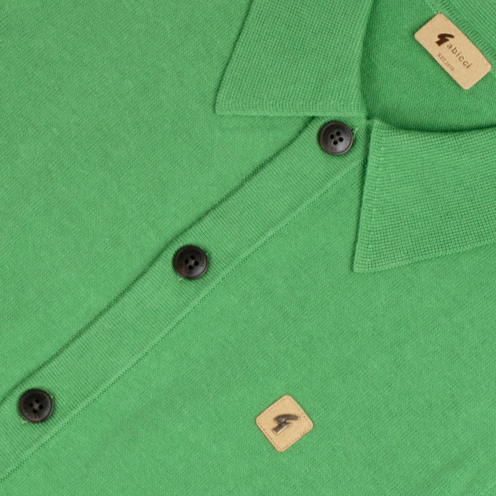 Gabicci Vintage Guinness Knit Shirt Verde