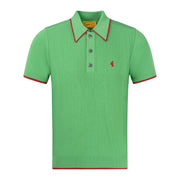 Gabicci Archive Malcolm Knit Polo Verde