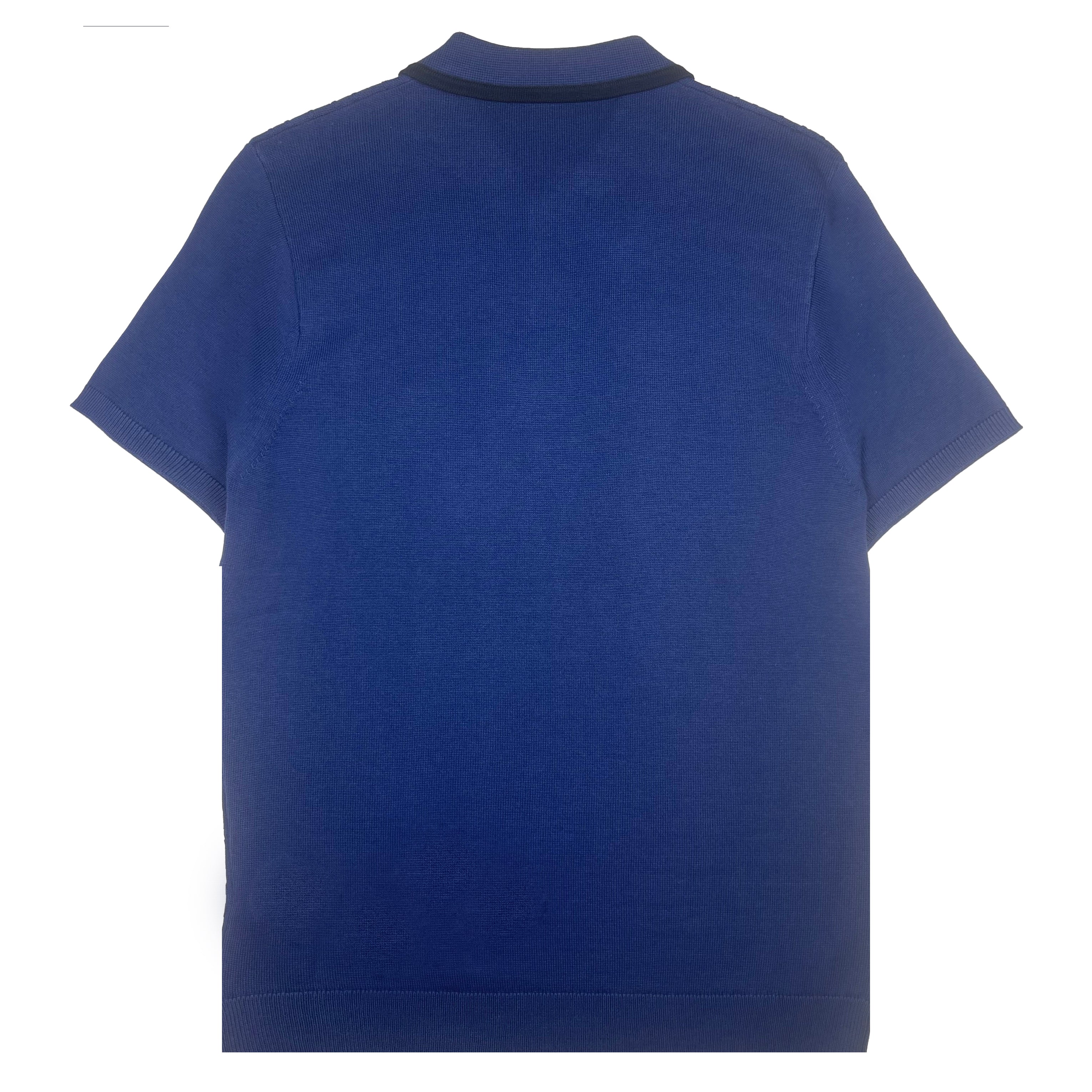 Gabicci Vintage Bourne Knit Polo Blue