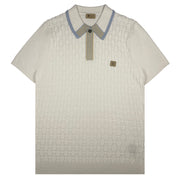 Gabicci Vintage Bourne Knit Polo White