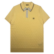Gabicci Vintage Bourne Knit Polo Yellow