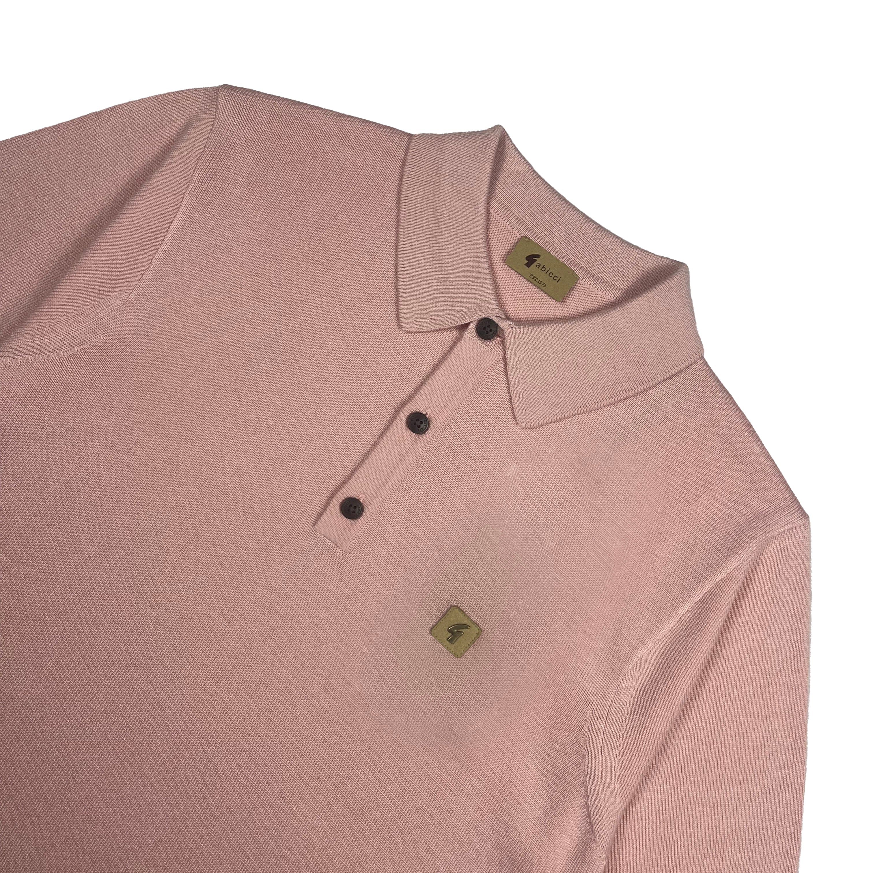 Gabicci Vintage Jackson Polo Shirt Pink